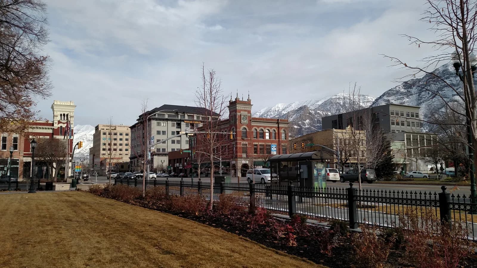 Provo, Utah downtown and business district