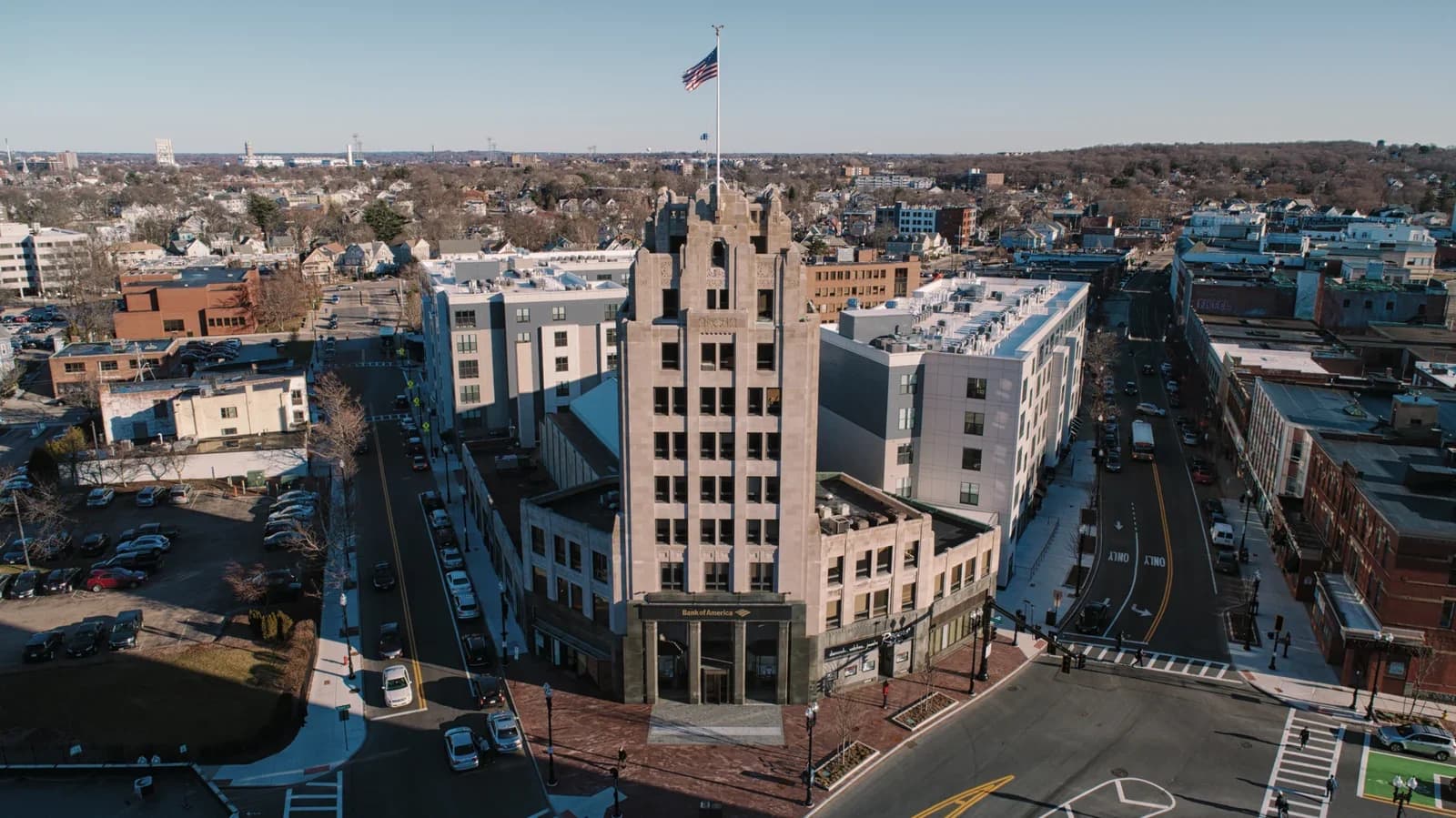 Quincy, Massachusetts downtown and business district