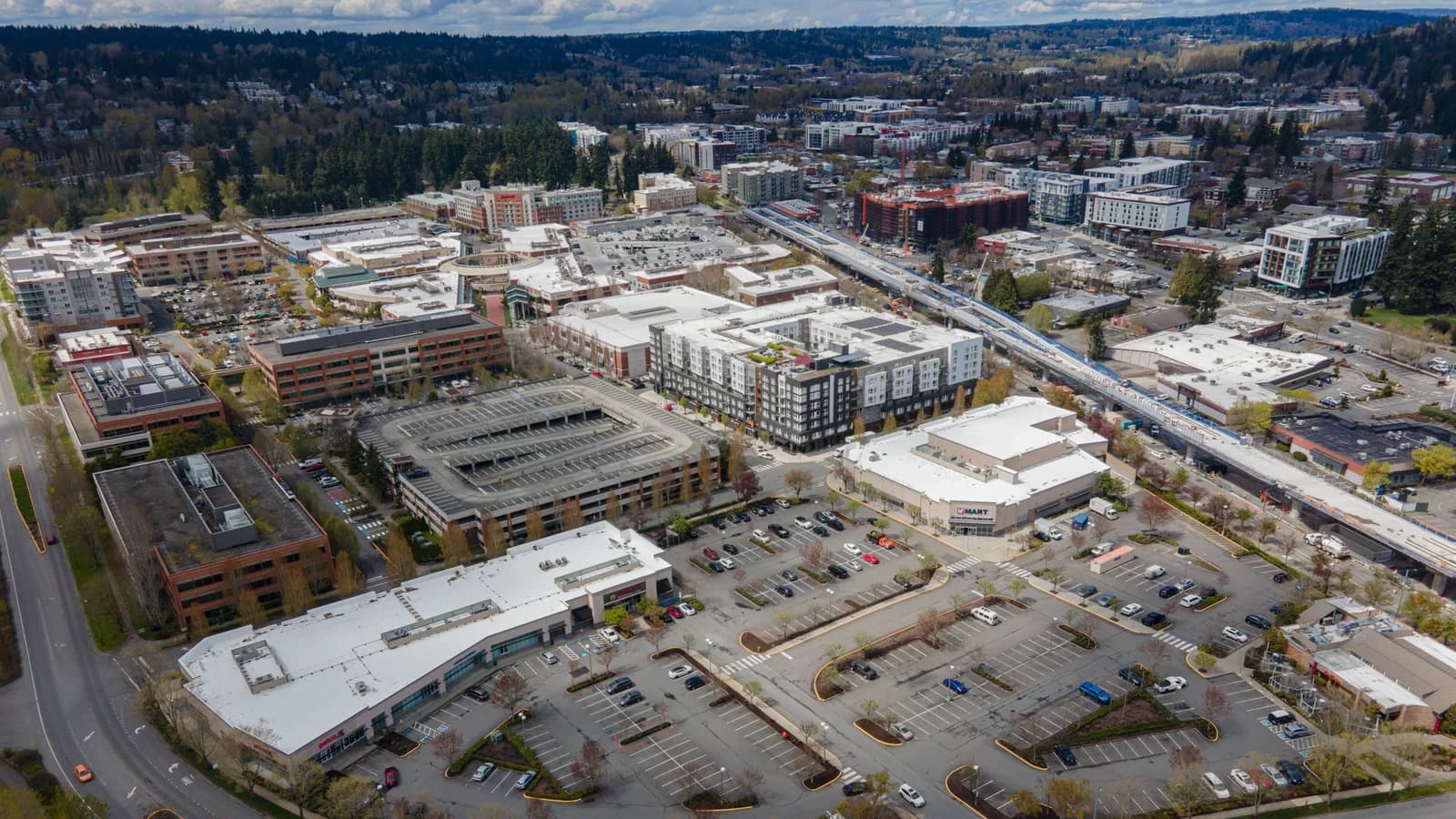 Redmond, Washington downtown and business district