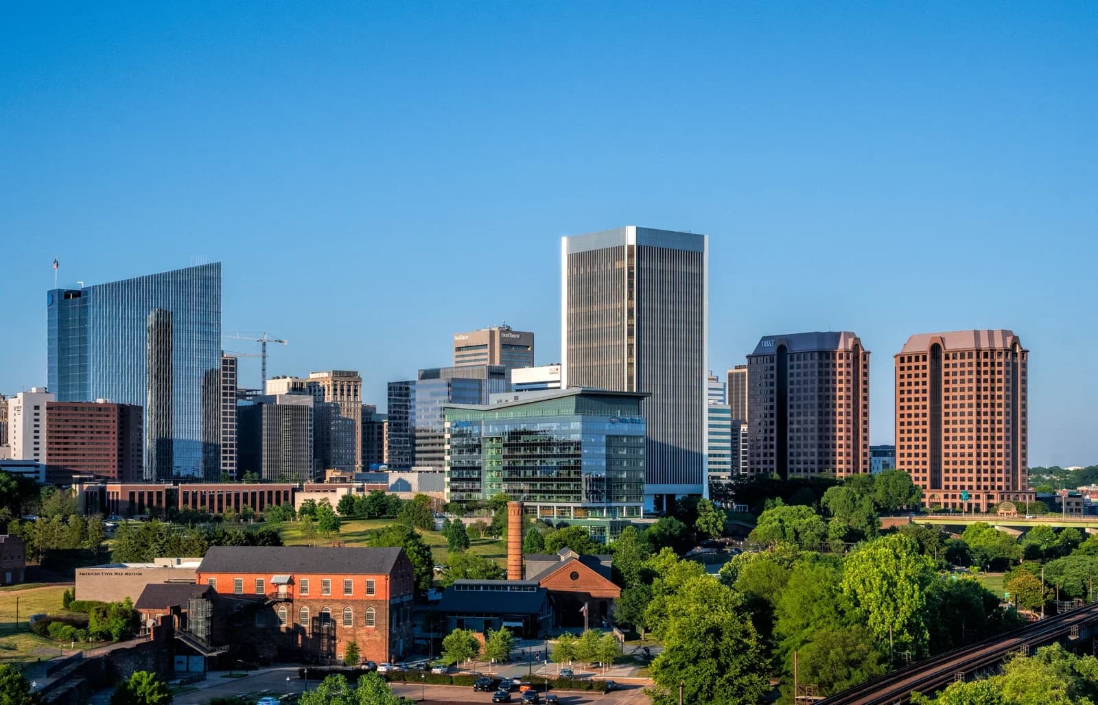 Richmond, Virginia downtown and business district