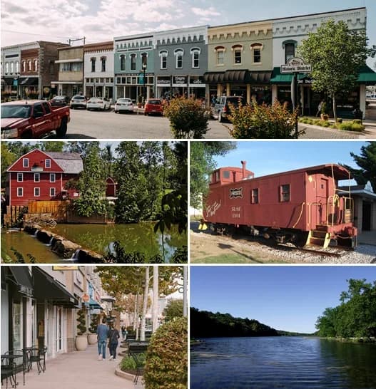 Rogers, Arkansas downtown and business district