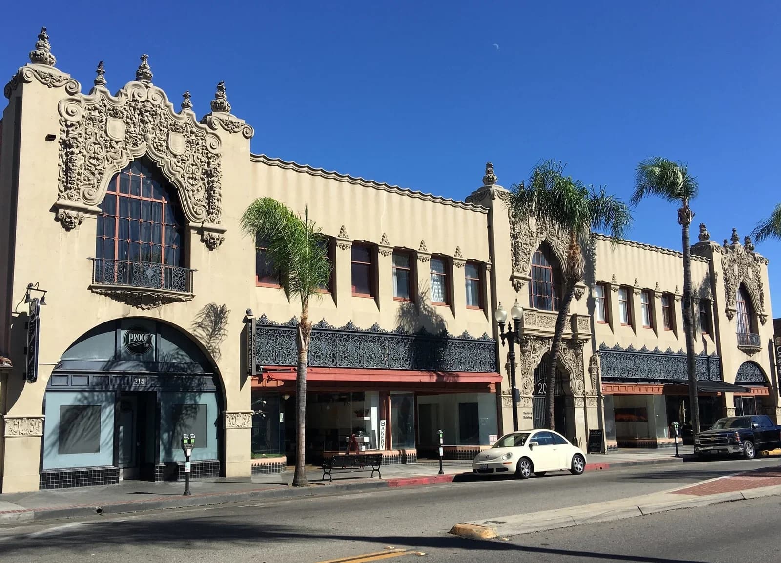 Santa Ana, California downtown and business district