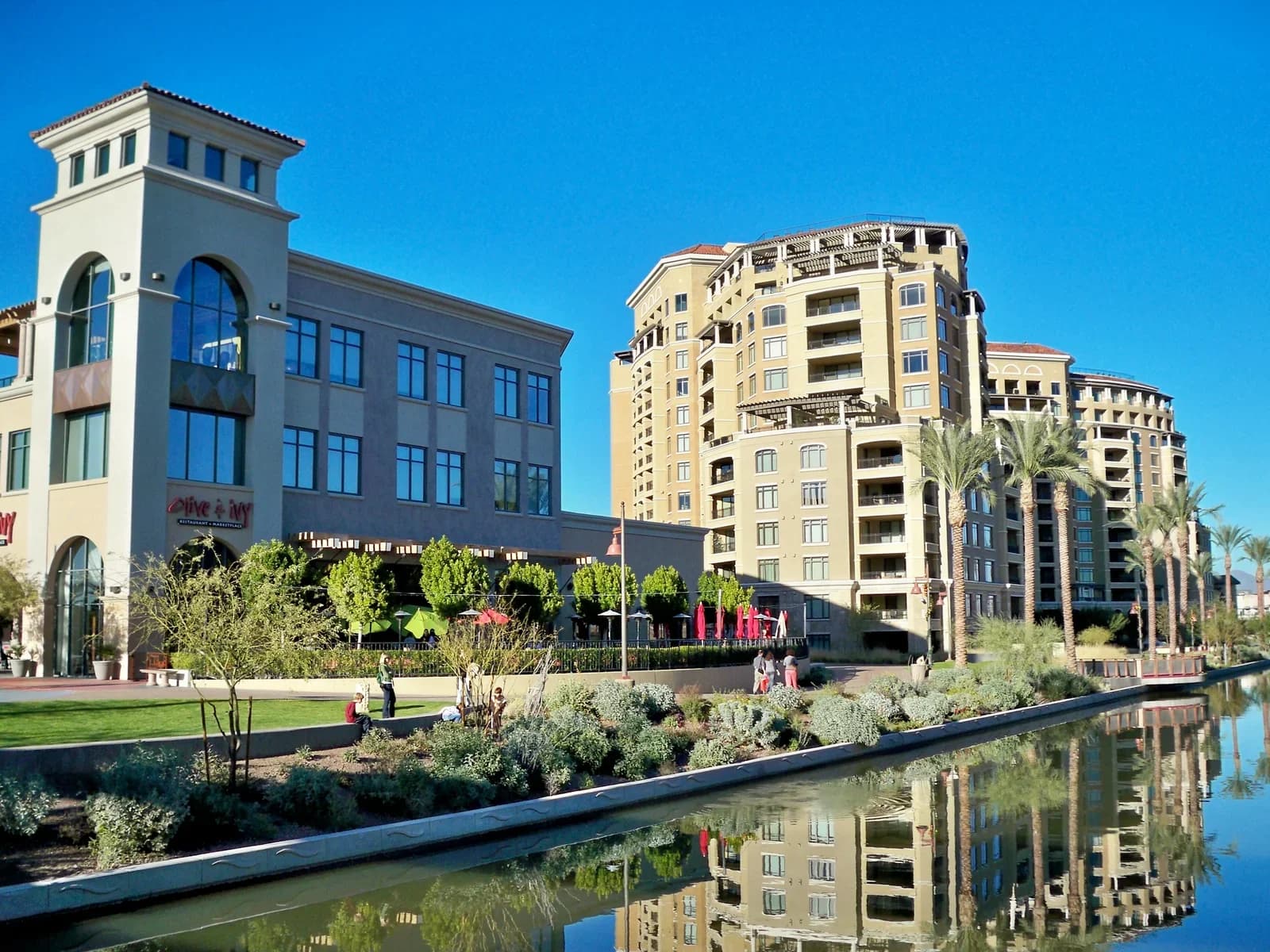 Scottsdale, Arizona downtown and business district