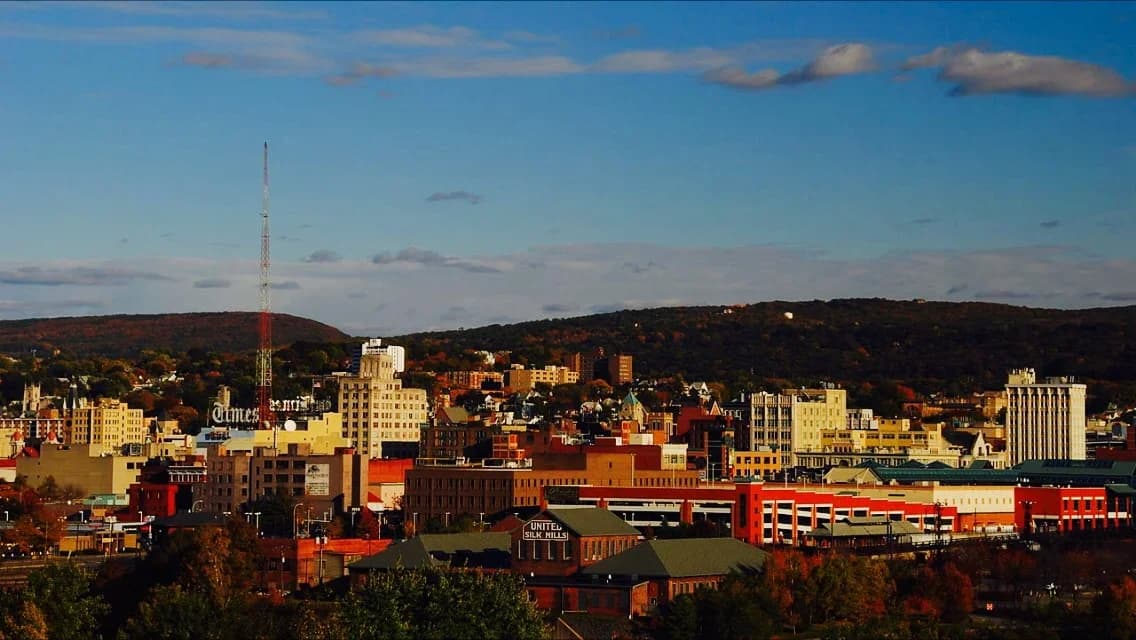 Scranton, Pennsylvania downtown and business district