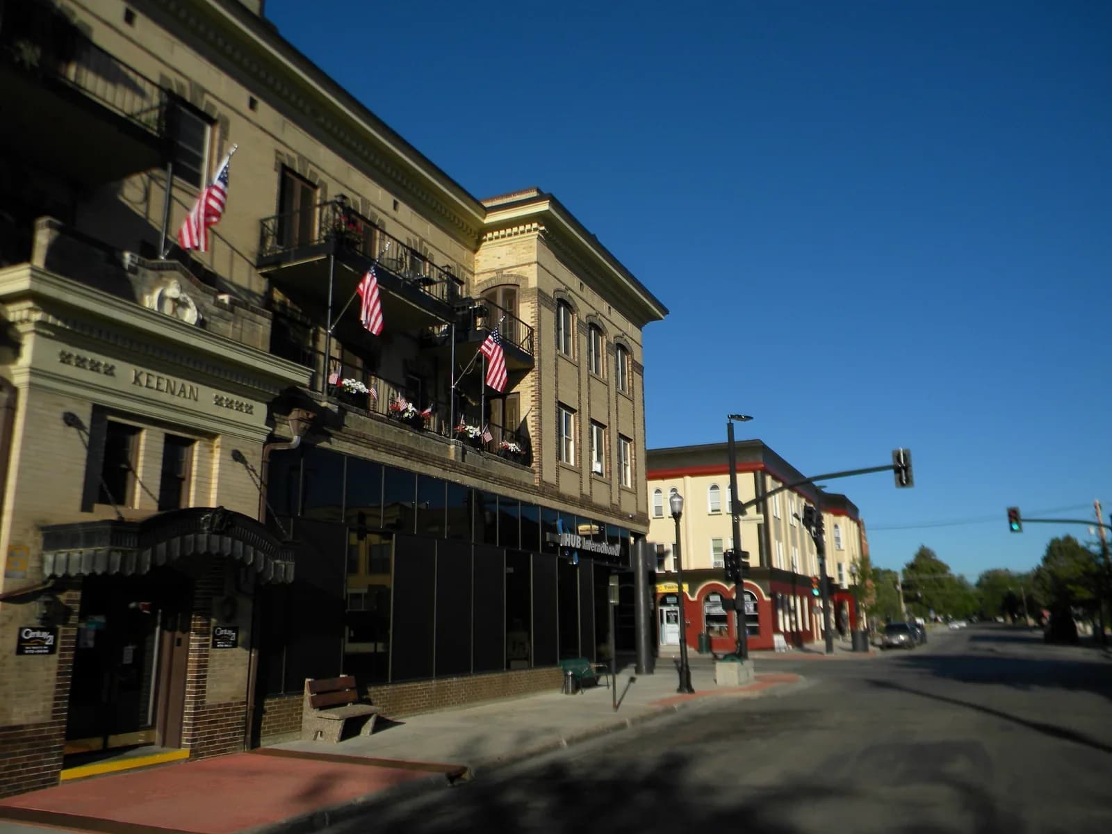 Sheridan, Wyoming downtown and business district