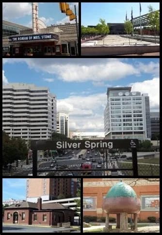 Silver Spring, Maryland downtown and business district
