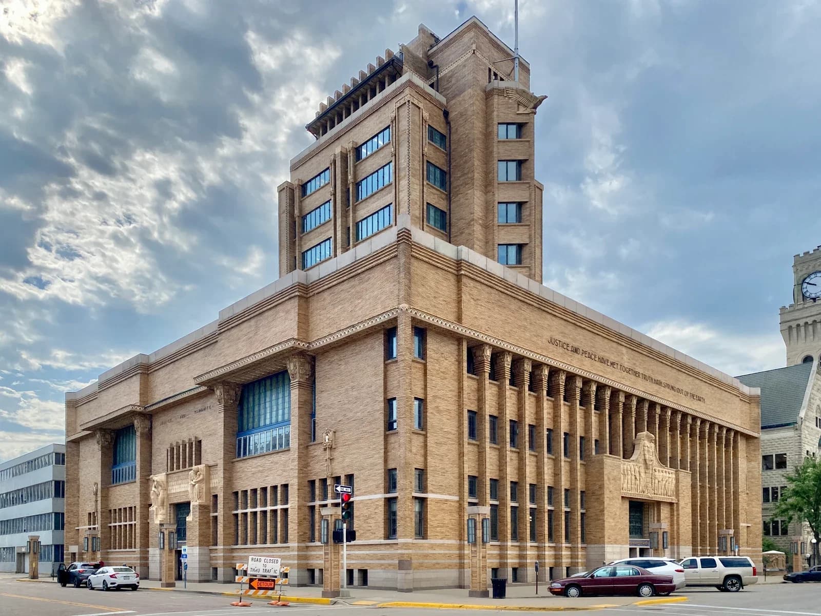 Sioux City, Iowa downtown and business district