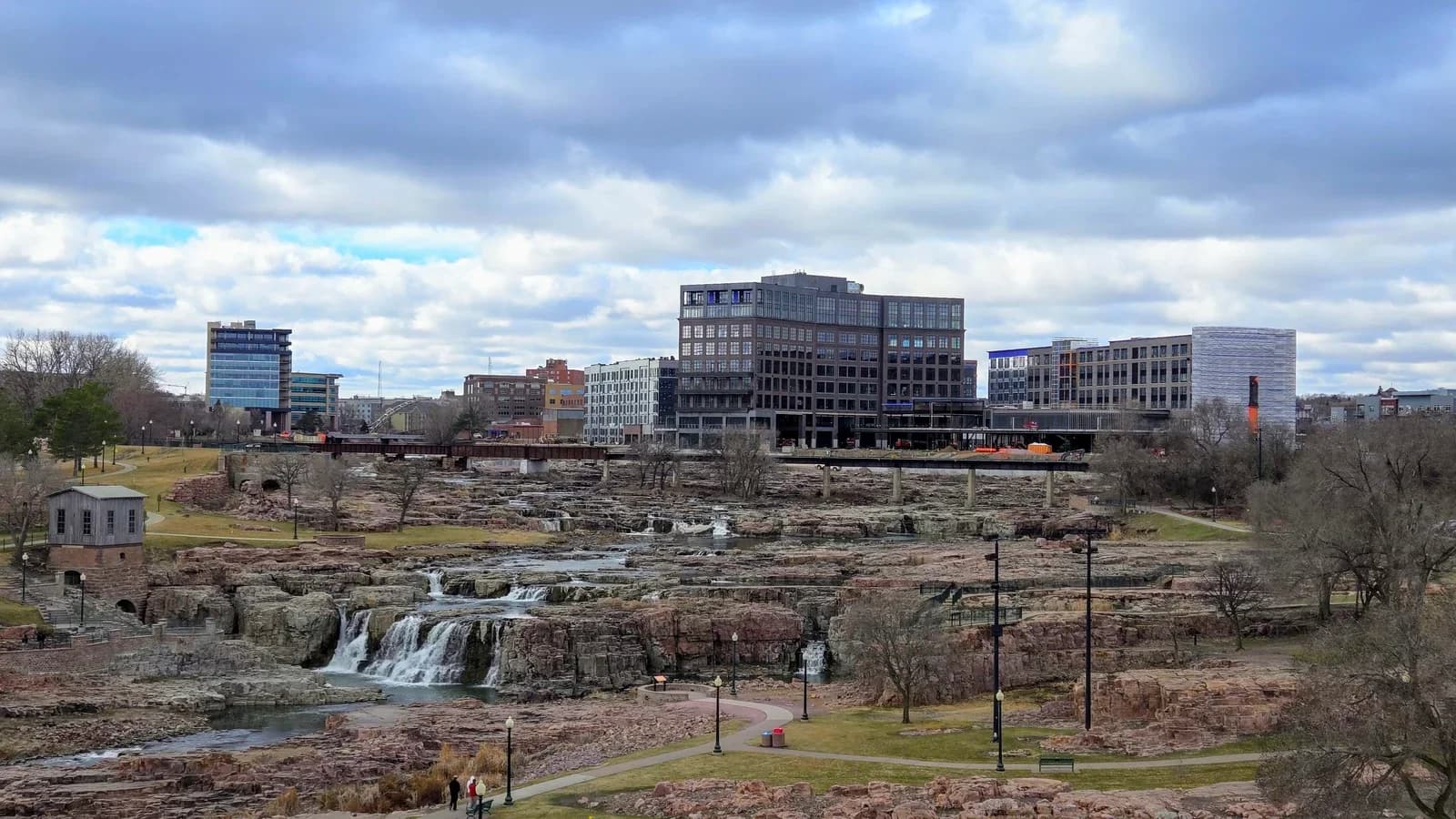 Sioux Falls, South Dakota downtown and business district