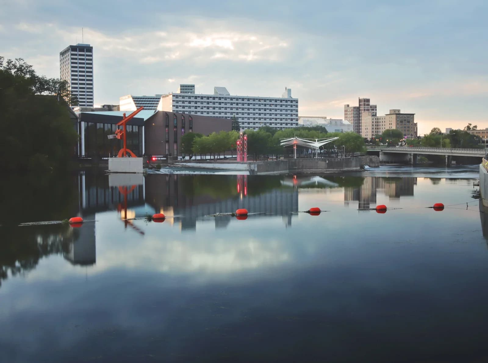 South Bend, Indiana downtown and business district