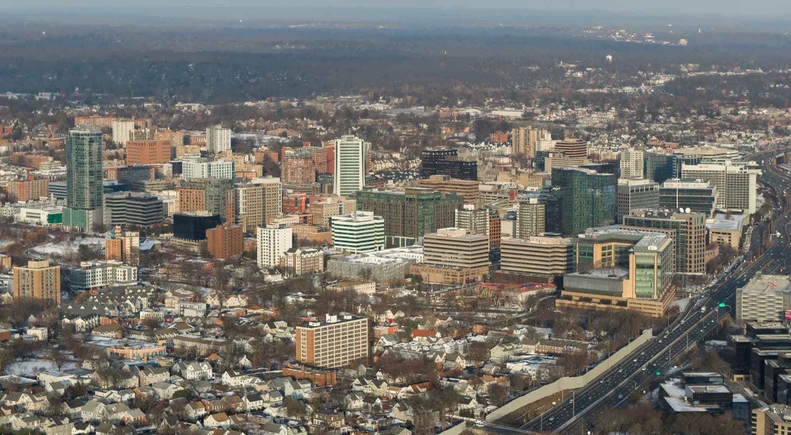 Stamford, Connecticut downtown and business district