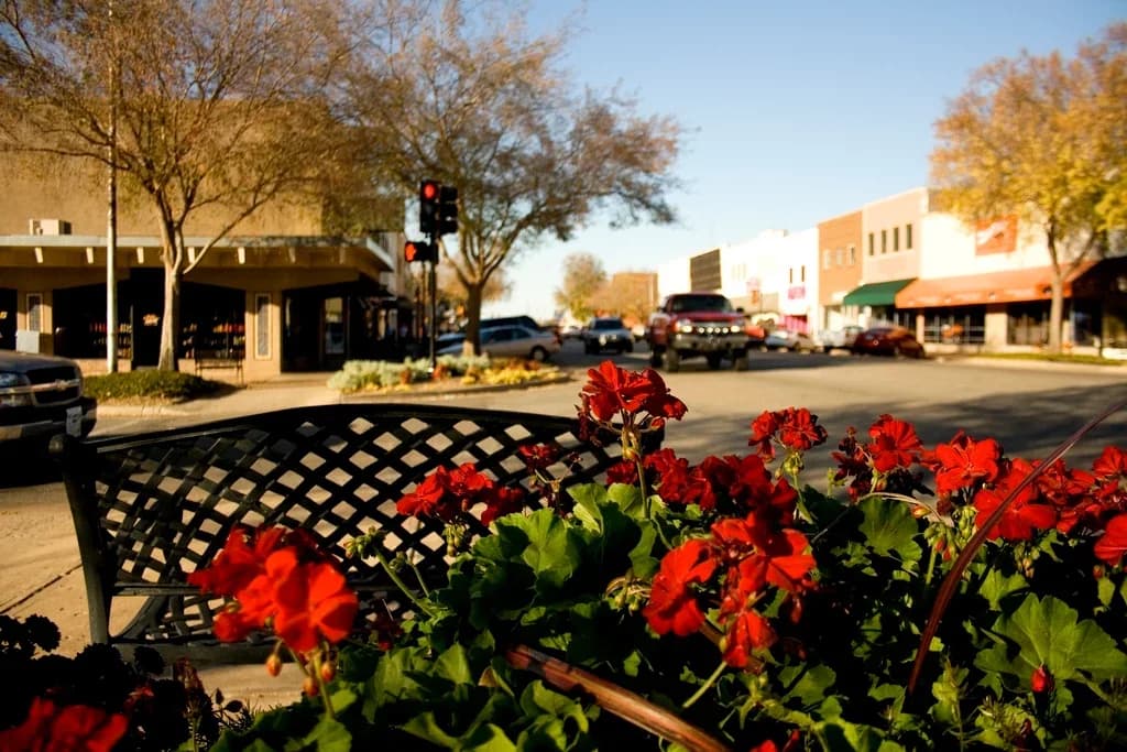 Stillwater, Oklahoma downtown and business district
