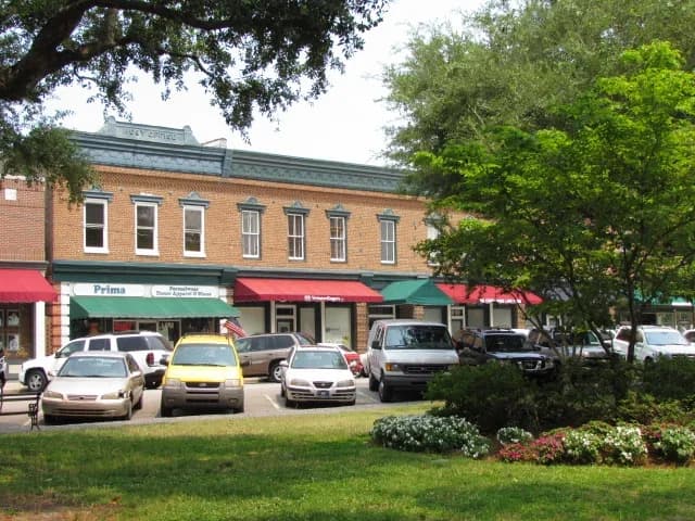 Summerville, South Carolina downtown and business district