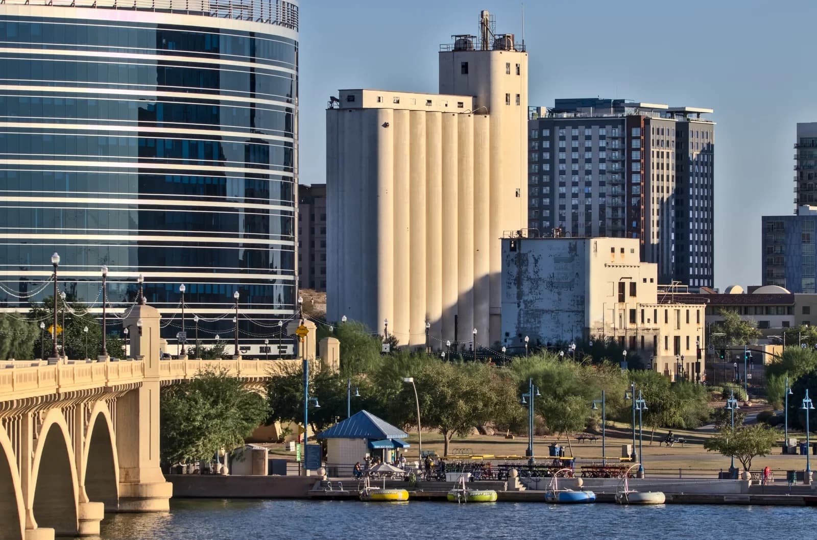 Tempe, Arizona downtown and business district