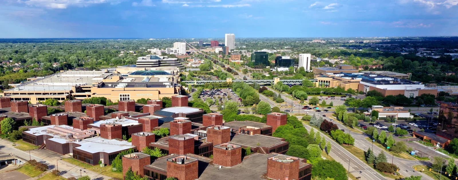 Troy, Michigan downtown and business district