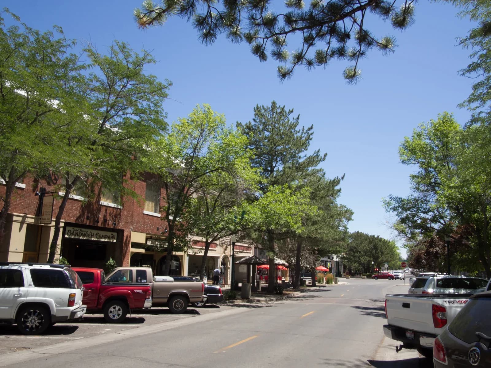 Twin Falls, Idaho downtown and business district