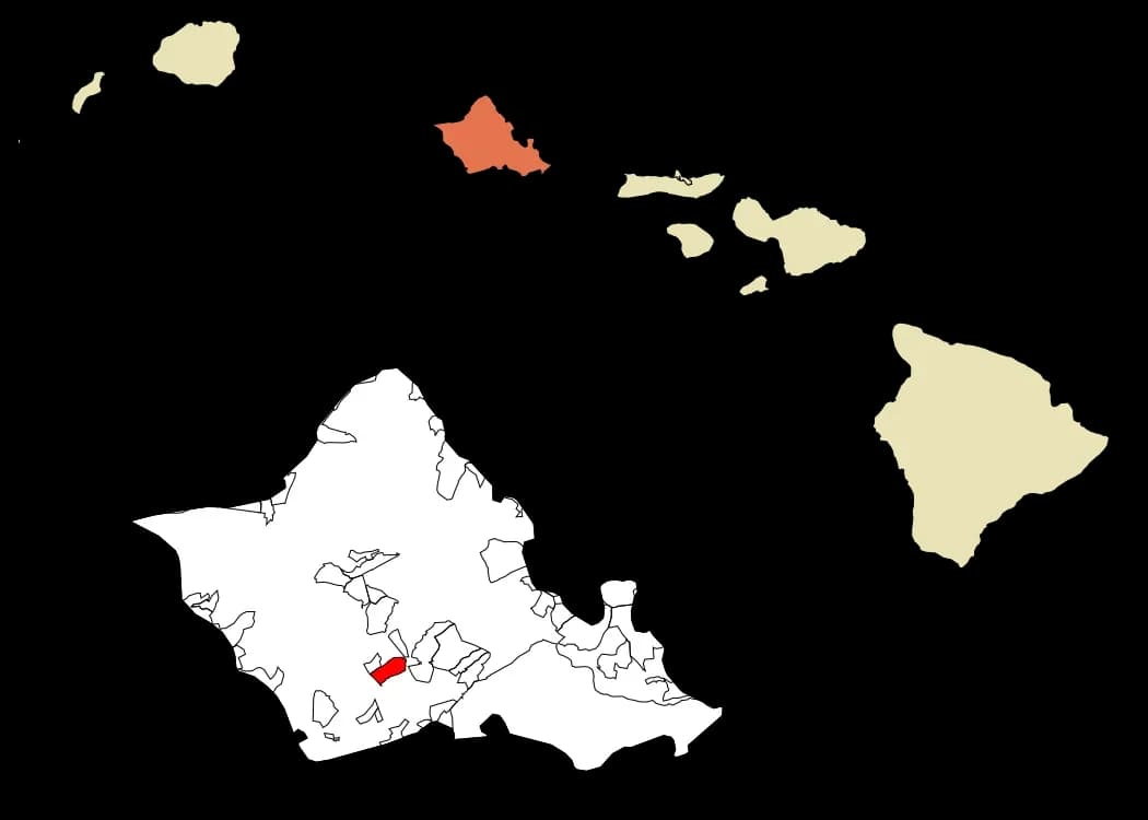 Waipahu, Hawaii downtown and business district