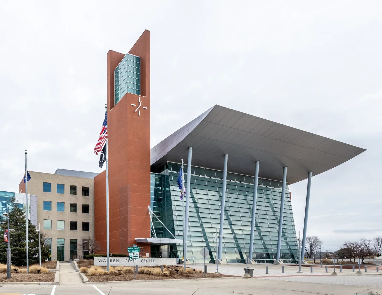 Warren, Michigan downtown and business district