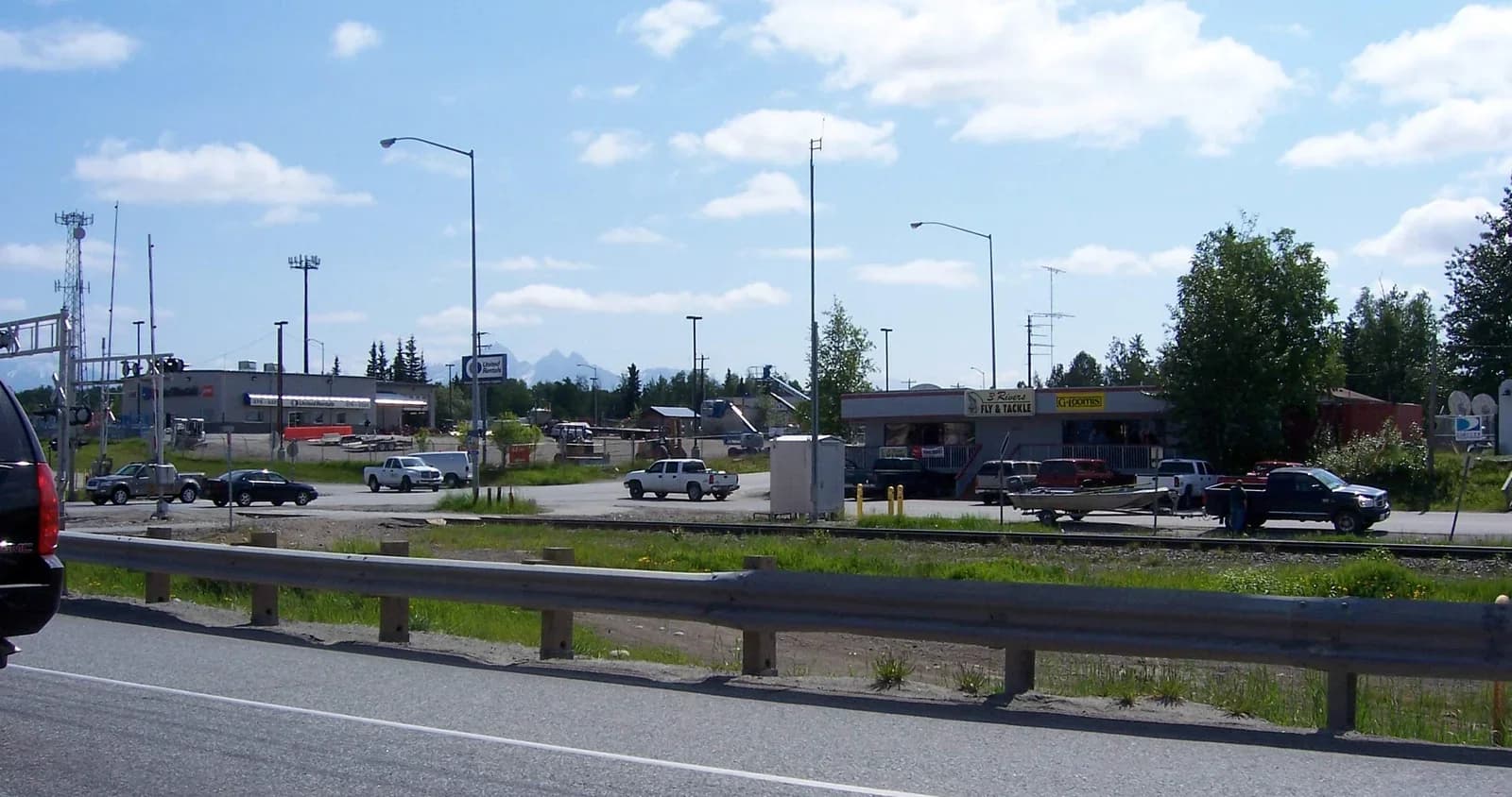 Wasilla, Alaska downtown and business district