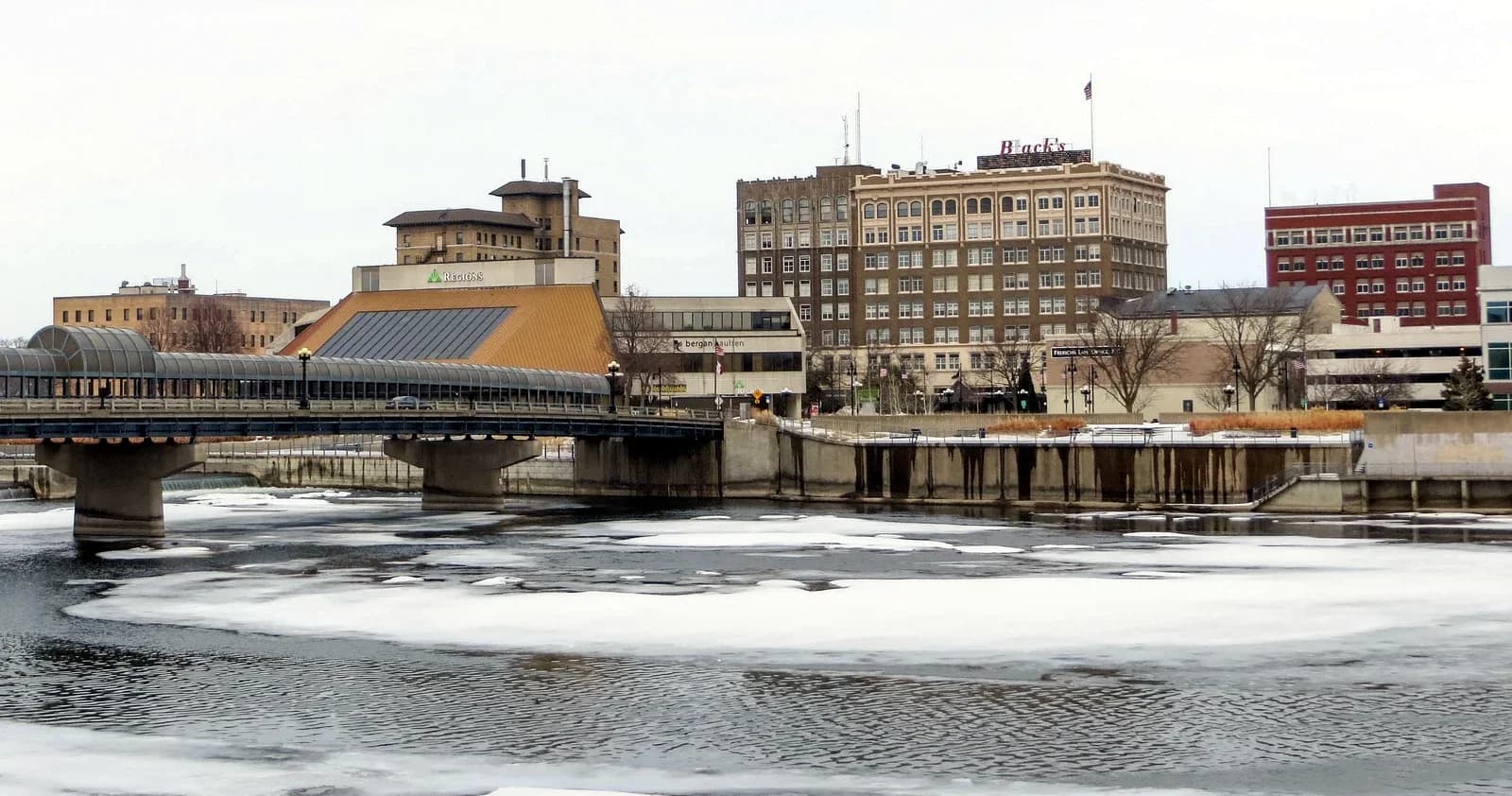 Waterloo, Iowa downtown and business district