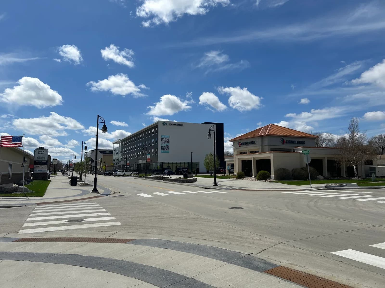 West Fargo, North Dakota downtown and business district