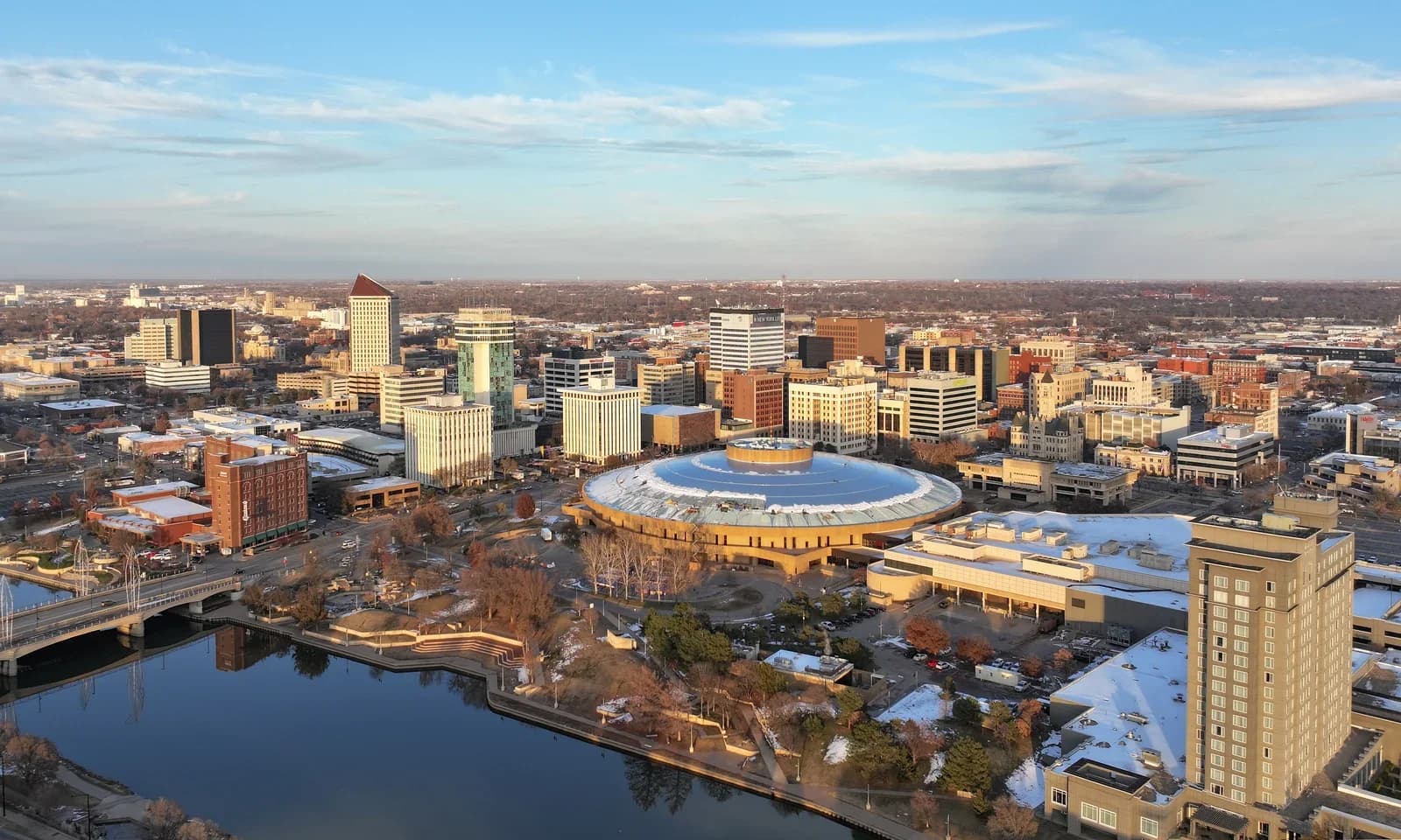 Wichita, Kansas downtown and business district