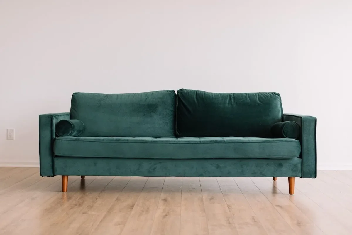 Modern furniture showroom with white-glove delivery service