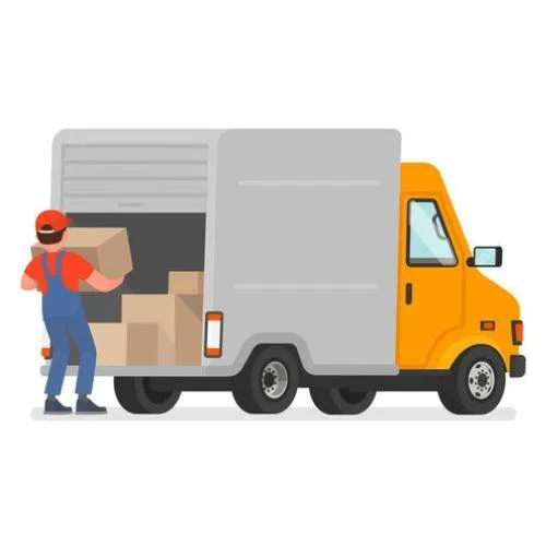 Box truck loaded for a furniture and large item move with UniHop