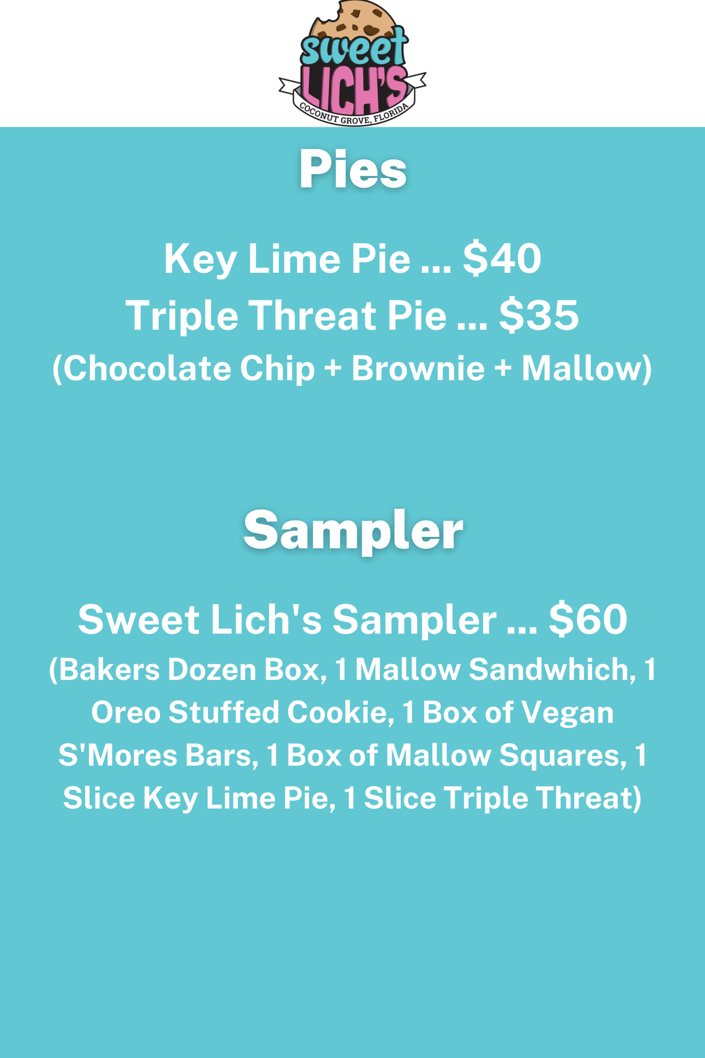 Cakes, Pies & Sampler - UniHop Delivery & Shopping