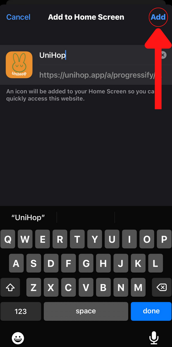 UniHop Delivery Down the App
