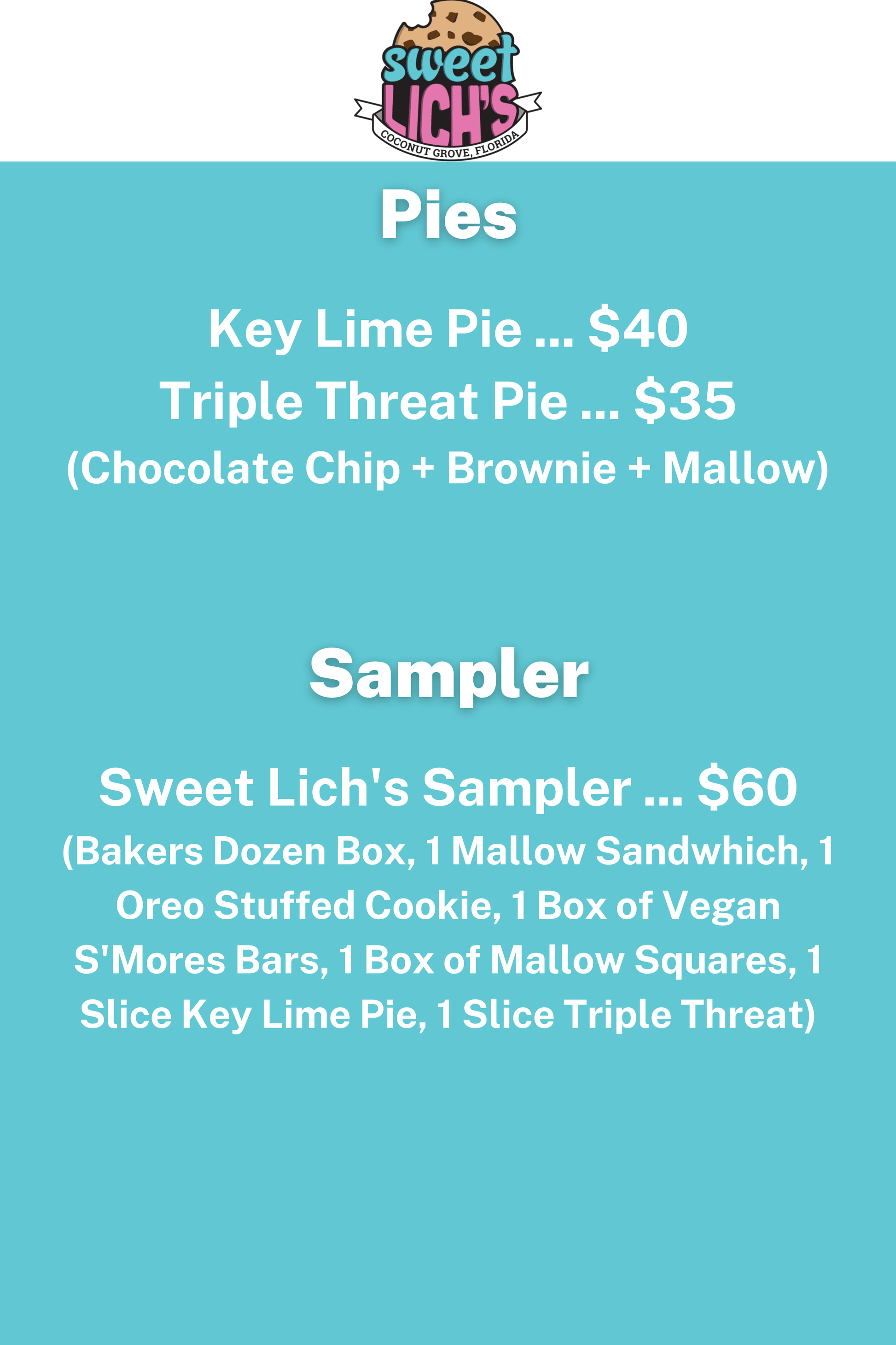 Cakes, Pies & Sampler - UniHop Delivery - birthday, cookies, Food and Beverage, pie