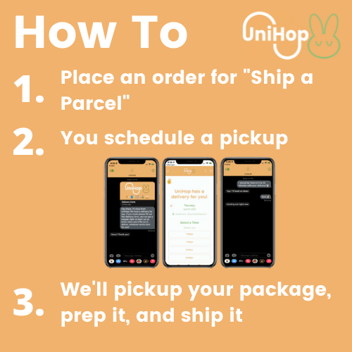 Ship a Package - UniHop Delivery - Mail delivery, returns